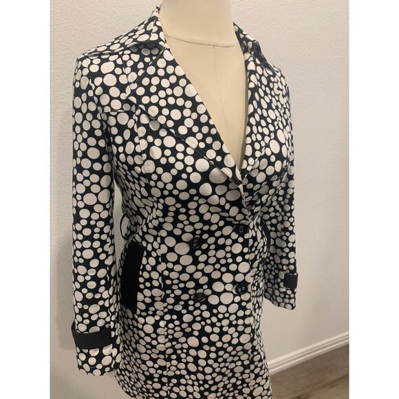 MAX MARA BLACK WHITE DOT DESIGN SIZE XXL - Picture 10 of 15